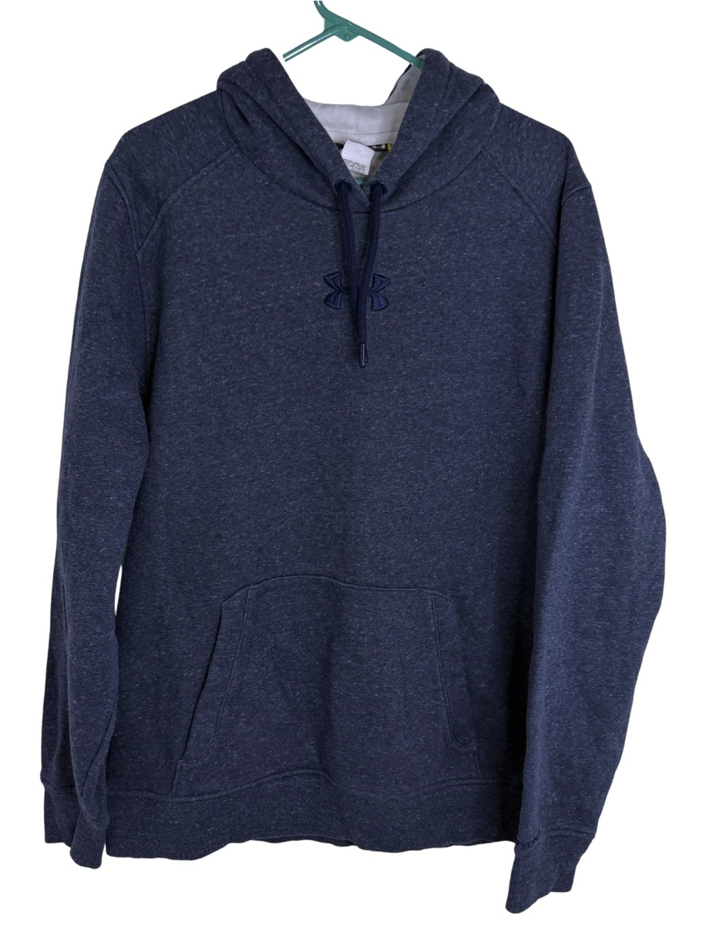 Under Armour Dark Blue Heather Pullover Long Sleeve Hoodie Size XL